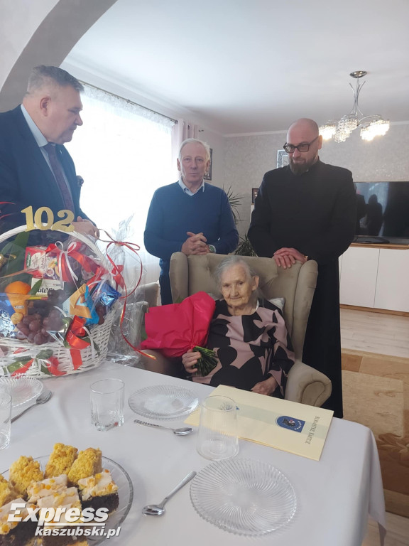 102. urodziny pani Stefanii ze Staniszewa