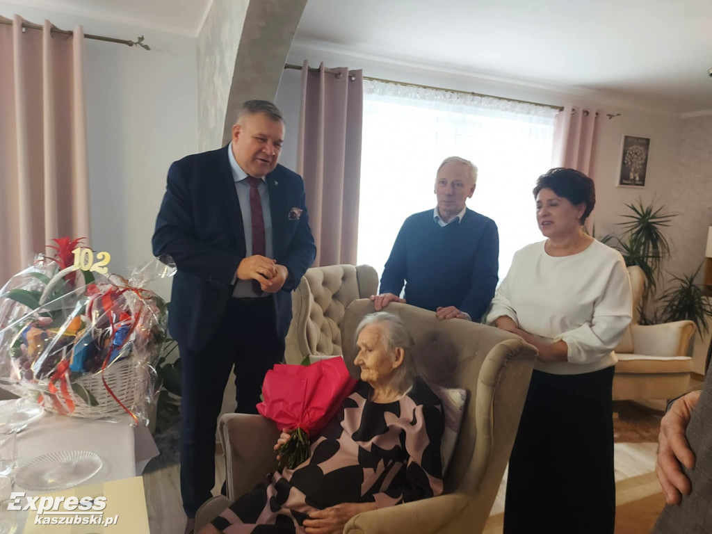 102. urodziny pani Stefanii ze Staniszewa