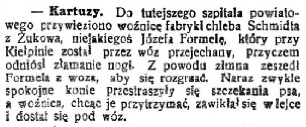 Wycinki z Gazety Kartuskiej - koniec stycznia, początek lutego 1926