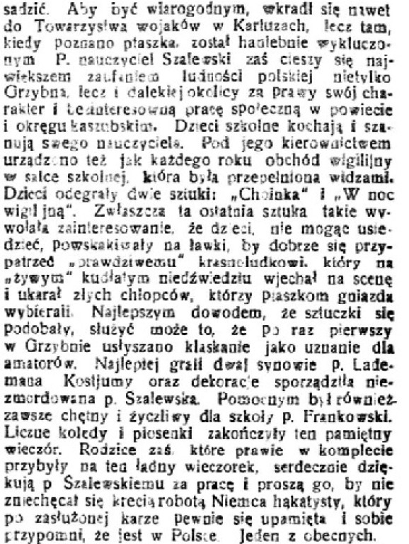 Wycinki z Gazety Kartuskiej - koniec stycznia, początek lutego 1926