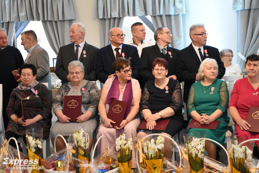 Jubileusze małżeńskie w gm. Stężyca