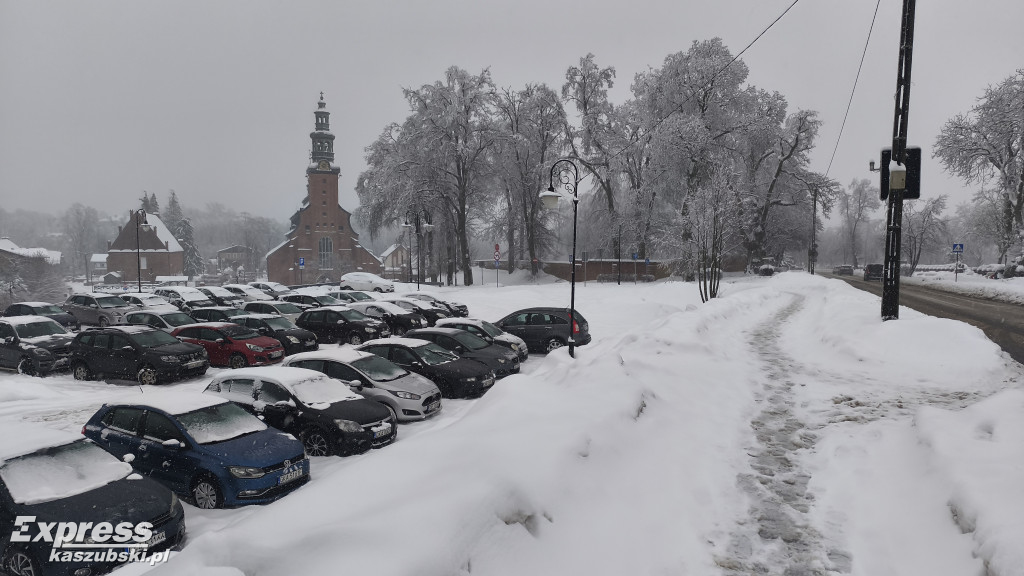 Kartuzy pod śniegiem