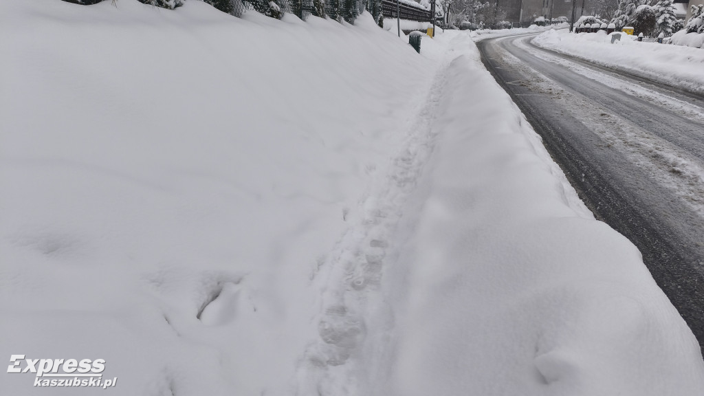Kartuzy pod śniegiem