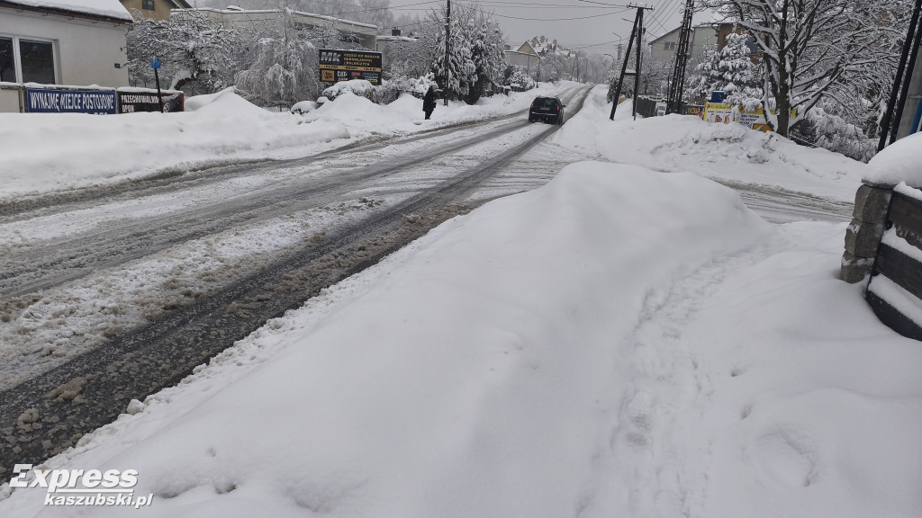 Kartuzy pod śniegiem