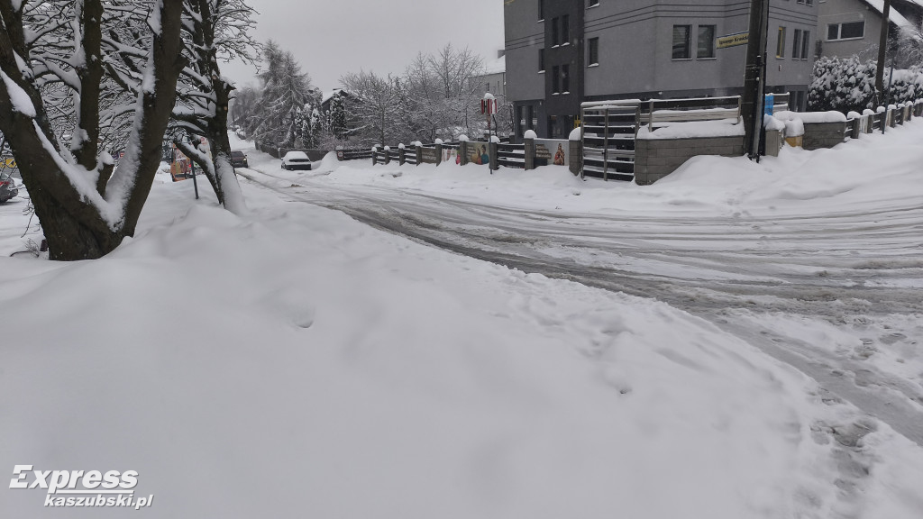 Kartuzy pod śniegiem