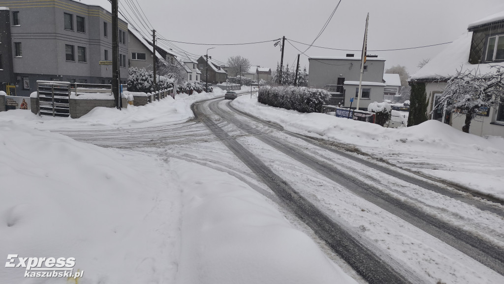 Kartuzy pod śniegiem