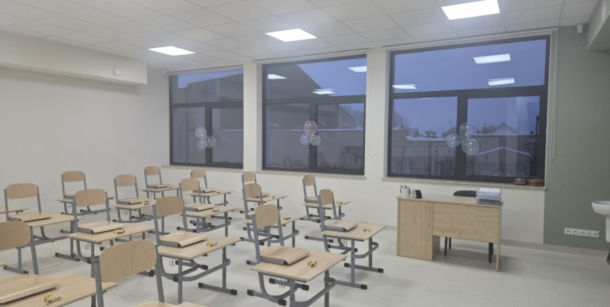 Rozbudowana szkoła podstawowa w Przodkowie