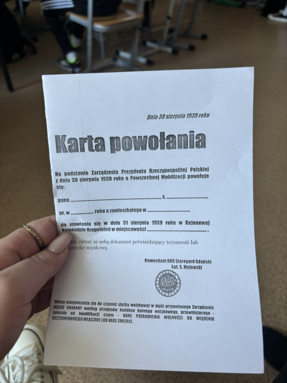 Żywe lekcje historii w gm. Somonino