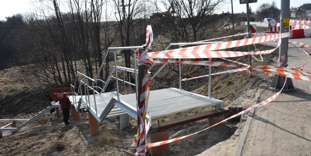 Schody z Rutek do Borkowa