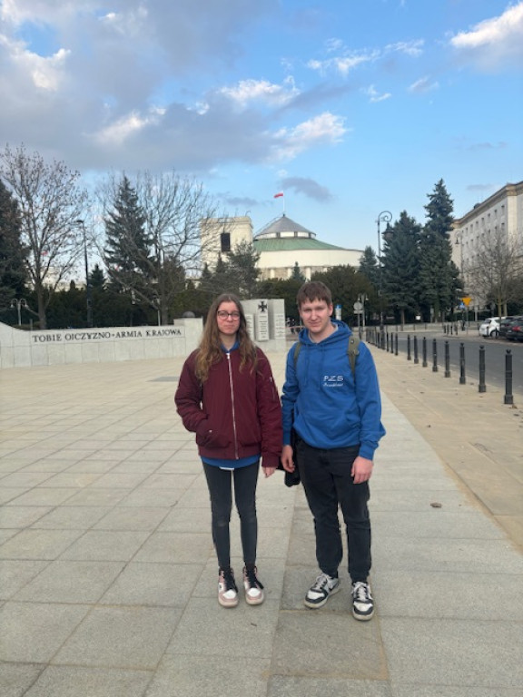 Uczniowie z Przodkowa na Dniu Jedności Kaszubów w Sejmie