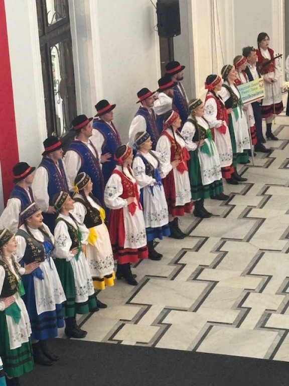 Uczniowie z Przodkowa na Dniu Jedności Kaszubów w Sejmie