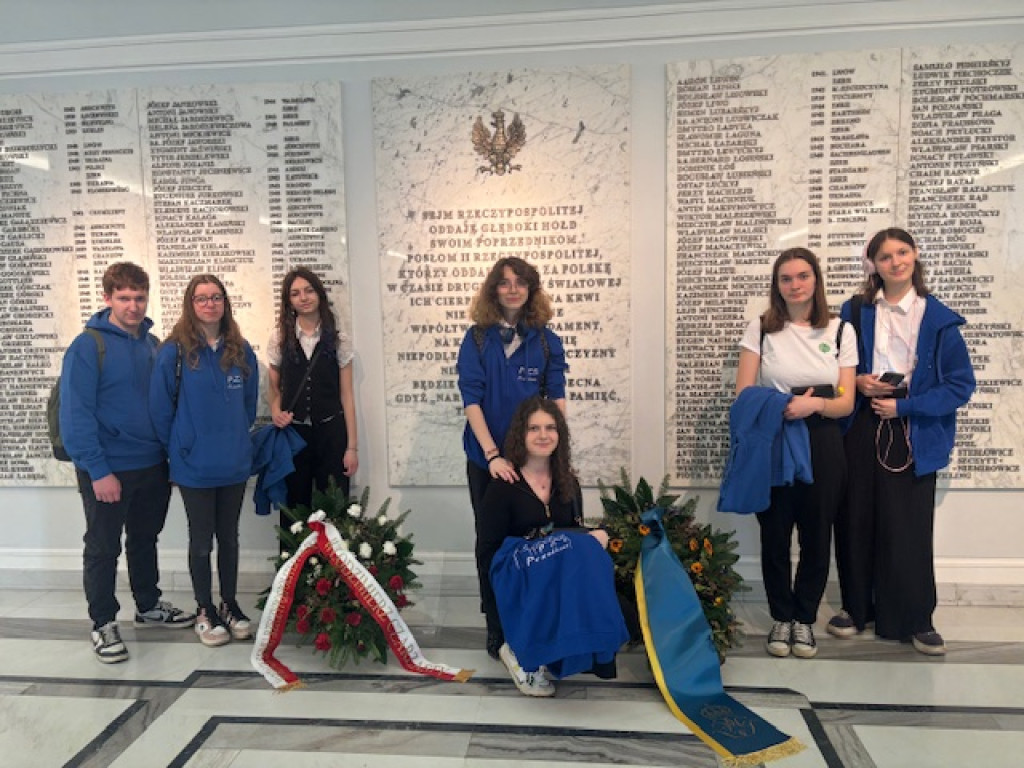 Uczniowie z Przodkowa na Dniu Jedności Kaszubów w Sejmie