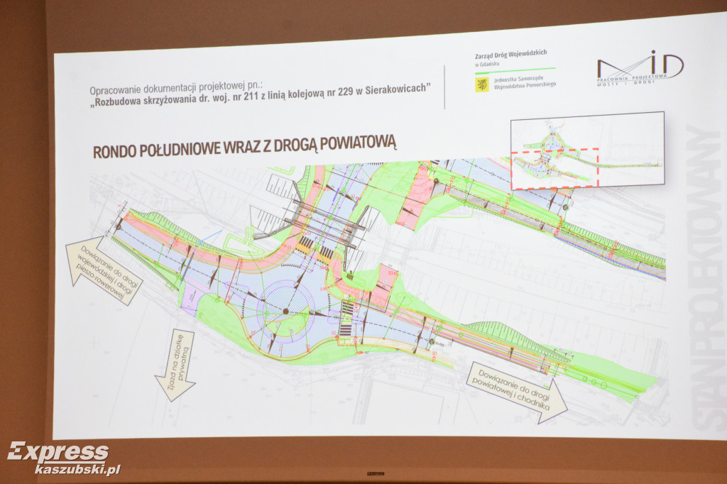 Spotkanie informacyjne dot. wiaduktu w Sierakowicach
