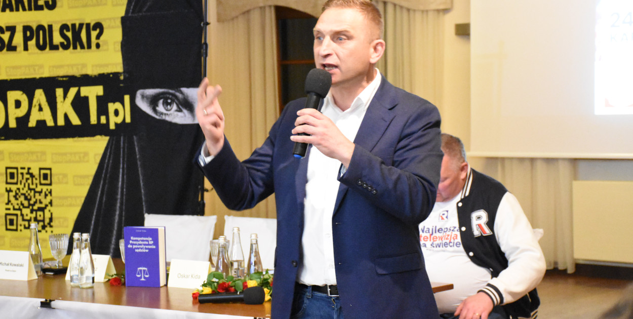 Robert Bąkiewicz w Kartuzach