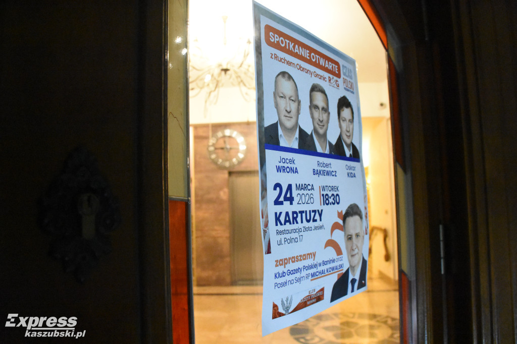 Robert Bąkiewicz w Kartuzach