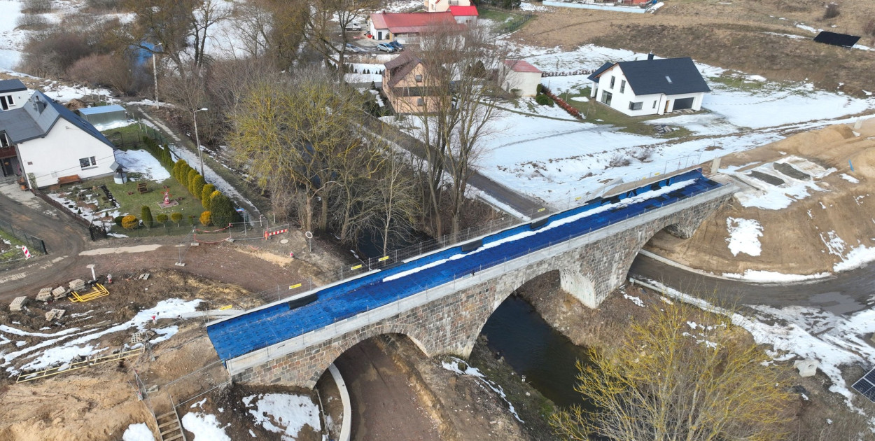 Postępy na budowie linii kolejowych