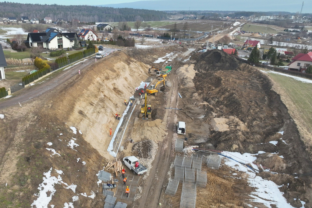 Postępy na budowie linii kolejowych