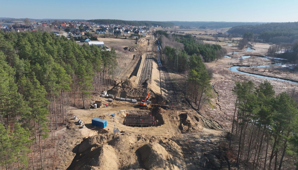 Postępy na budowie linii kolejowych