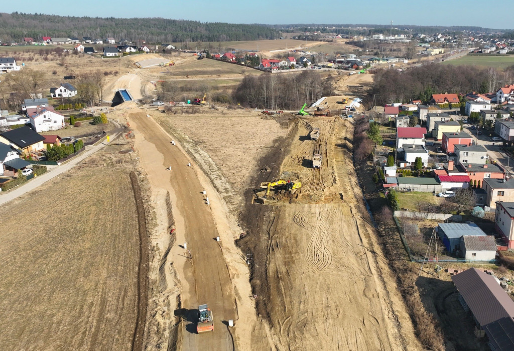 Postępy na budowie linii kolejowych
