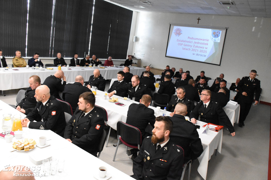 Zebranie przedstawicieli jednostek OSP z gminy Żukowo