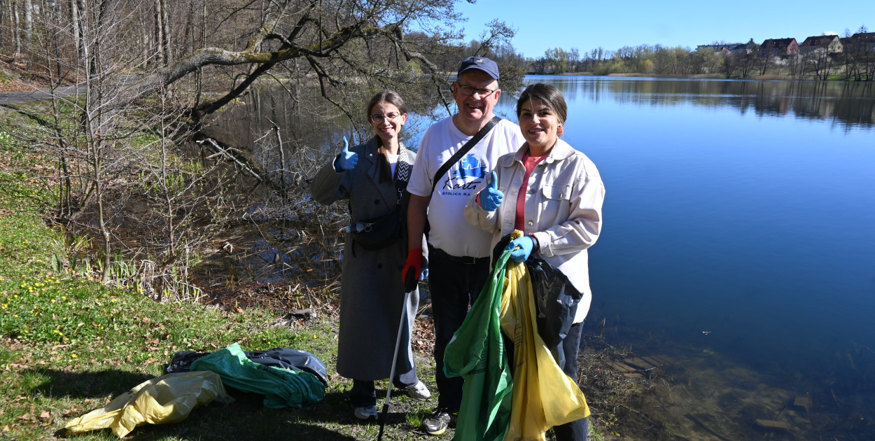 Akcja sprzątania kartuskich jezior