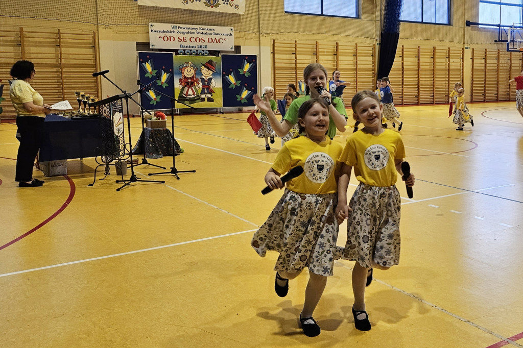 Powiatowy Konkurs Kaszubskich Zespołów Wokalno-Tanecznych w Baninie