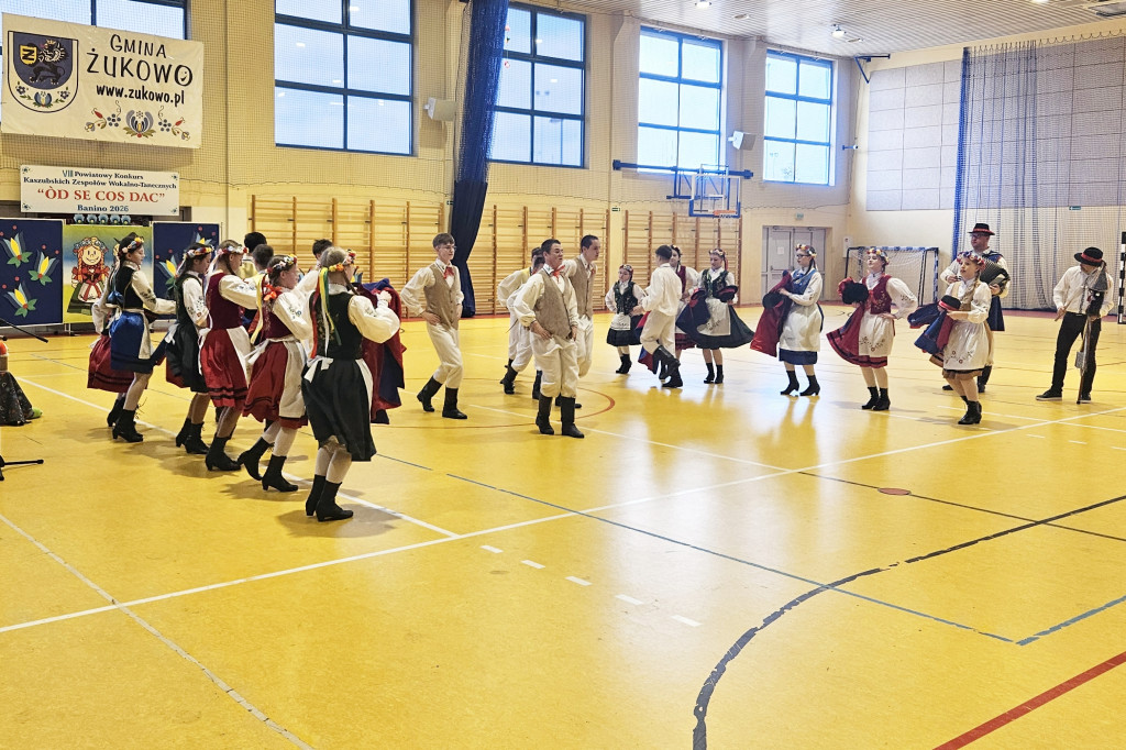 Powiatowy Konkurs Kaszubskich Zespołów Wokalno-Tanecznych w Baninie