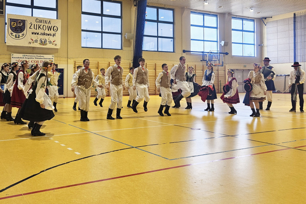 Powiatowy Konkurs Kaszubskich Zespołów Wokalno-Tanecznych w Baninie