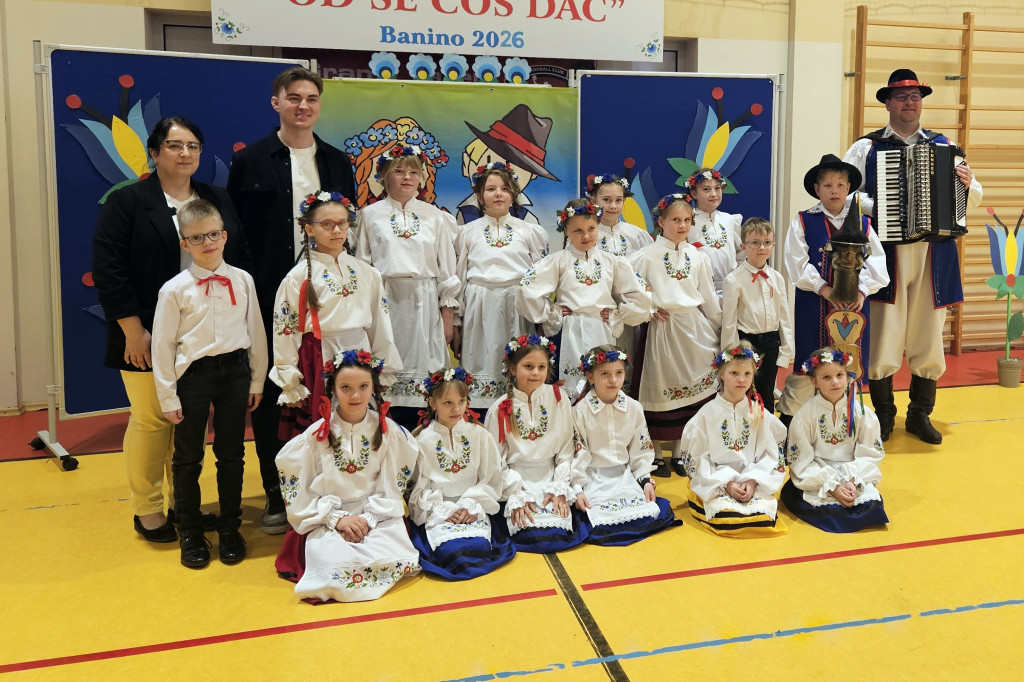 Powiatowy Konkurs Kaszubskich Zespołów Wokalno-Tanecznych w Baninie