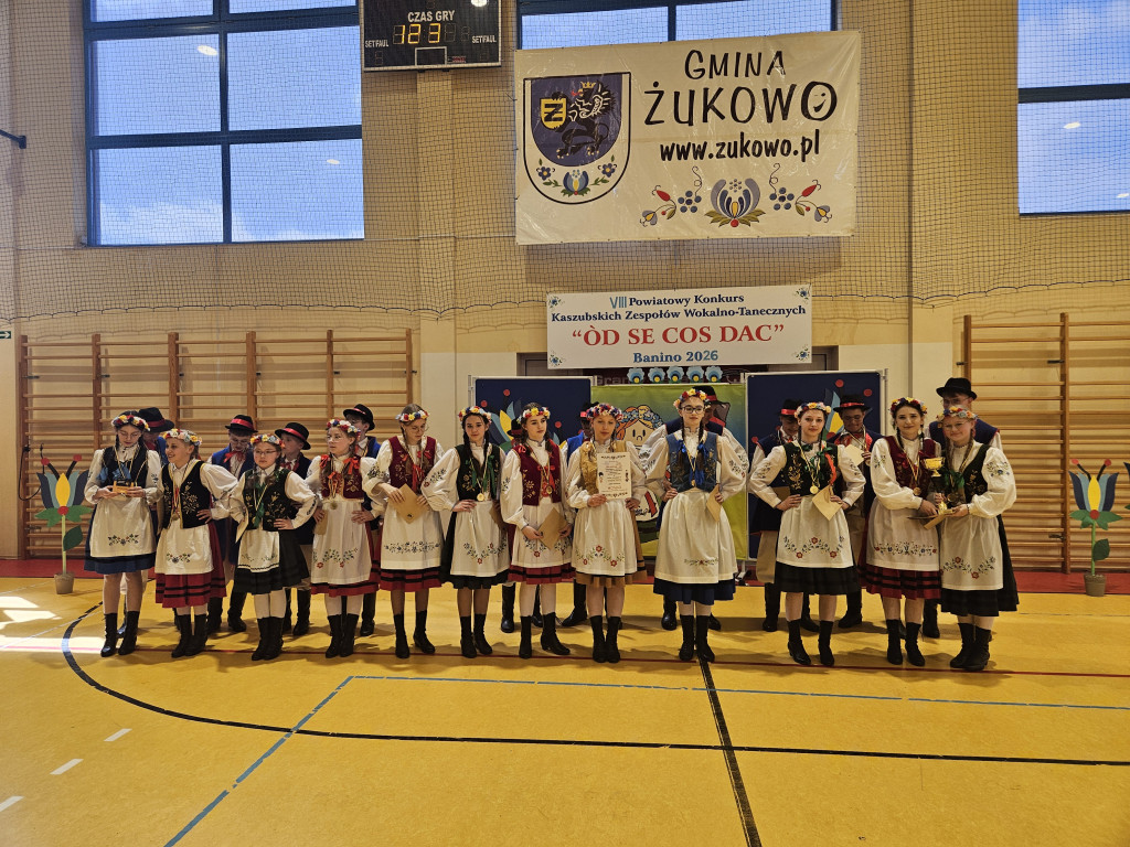 Powiatowy Konkurs Kaszubskich Zespołów Wokalno-Tanecznych w Baninie