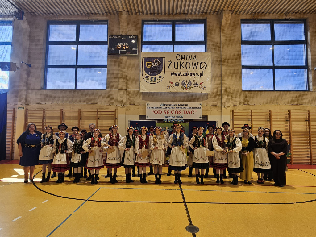 Powiatowy Konkurs Kaszubskich Zespołów Wokalno-Tanecznych w Baninie