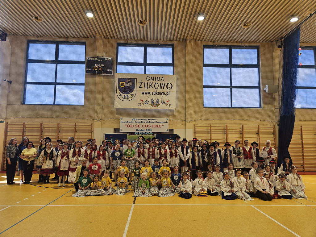 Powiatowy Konkurs Kaszubskich Zespołów Wokalno-Tanecznych w Baninie
