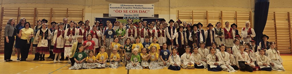 Powiatowy Konkurs Kaszubskich Zespołów Wokalno-Tanecznych w Baninie