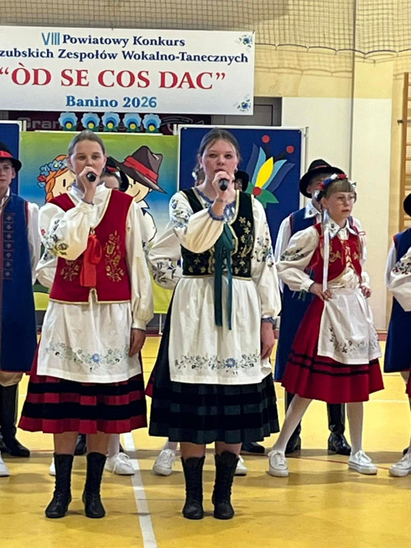 Powiatowy Konkurs Kaszubskich Zespołów Wokalno-Tanecznych w Baninie