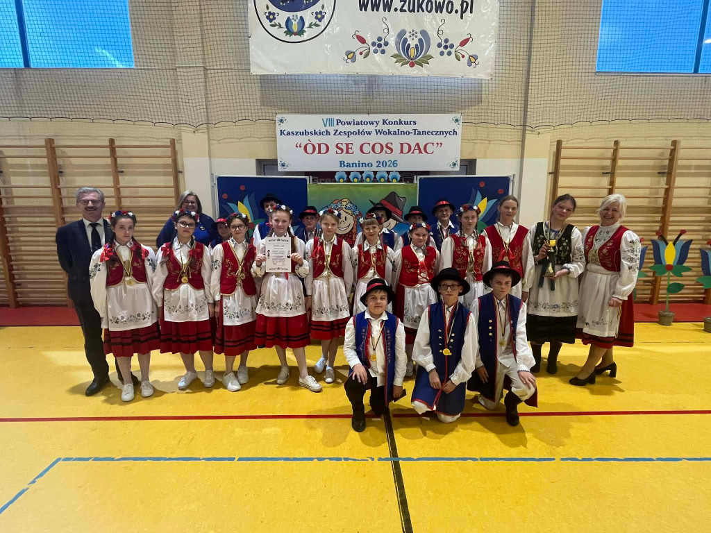 Powiatowy Konkurs Kaszubskich Zespołów Wokalno-Tanecznych w Baninie