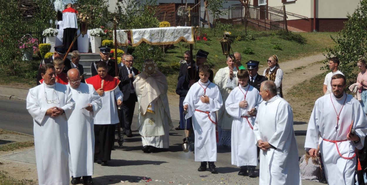 Procesja Bożego Ciała w Goręczynie