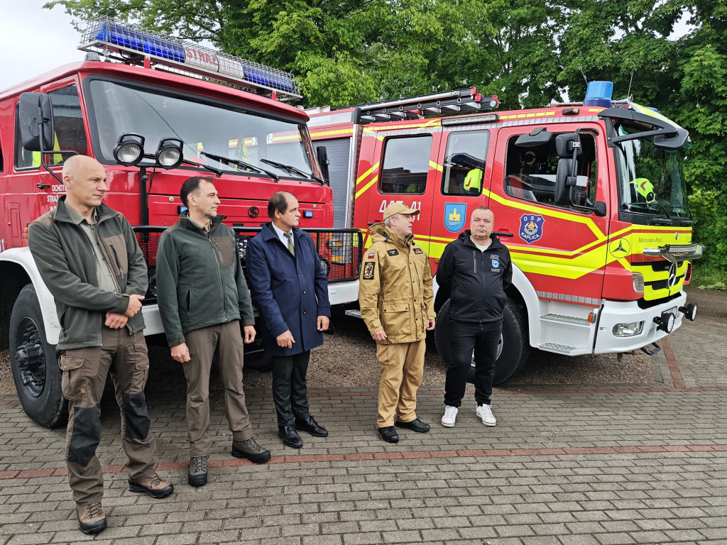 Ćwiczenia strażackie w Połęczynie