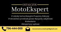 Logo firmy MotoEkspert Ostalczyk rzeczoznawca motoryzacyjny s