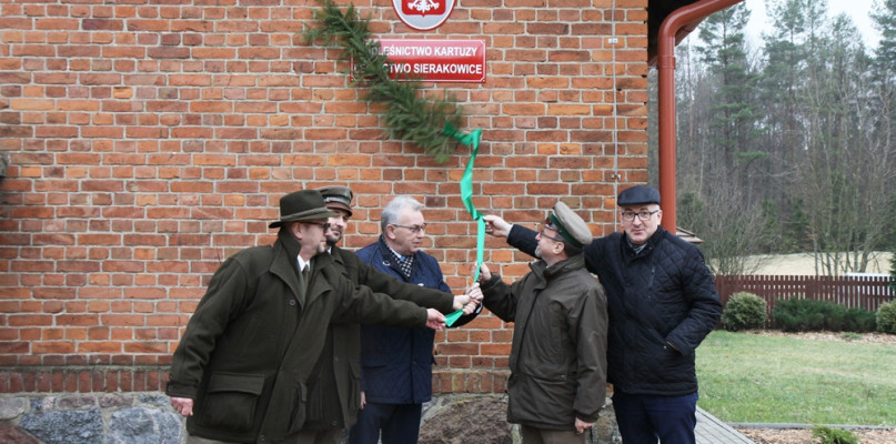 Otwarto siedzibę nowego Leśnictwa Sierakowice