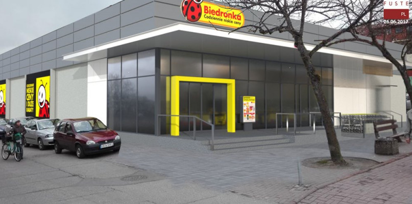 Kartuzy. Biedronka przy ul. Dworcowej zostanie przebudowana. Ma być estetycznie i 