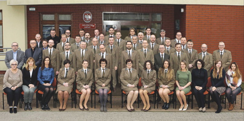 Pracownicy Nadleśnictwa Kartuzy. fot. materiały Nadleśnictwa Kartuzy