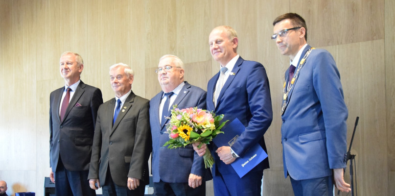 Burmistrzowie gm. Żukowo i obecny przewodniczący Rady Miejskiej. fot. Magda Dzienisz