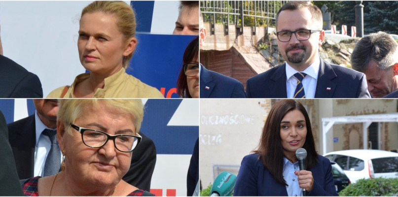 Od góry: Barbara Nowacka, Marcin Horała, Henryka Krzywonos-Strycharska, Magdalena Sroka. fot. M.Dzienisz