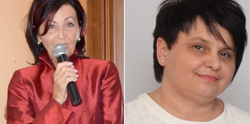 Kartuskie radne sejmiku woj. pomorskiego: Danuta Rek (z lewej) i Sylwia Leyk. fot.M.Dz., W.D.