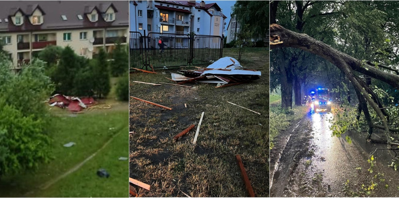 Bilans burz w pow. kartuskim. Najgorsza sytuacja w gm. Sierakowice