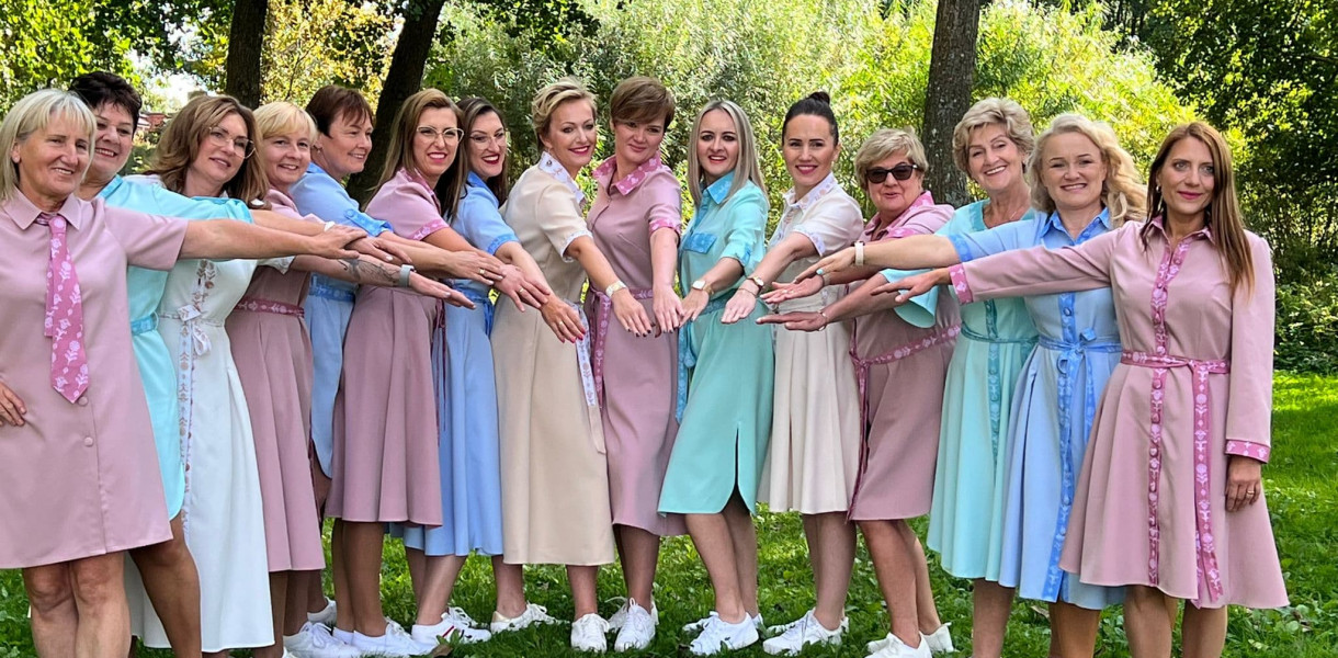 Panie z KGW w Chwaszczynie uszyły stroje inspirowane kaszubską tradycją