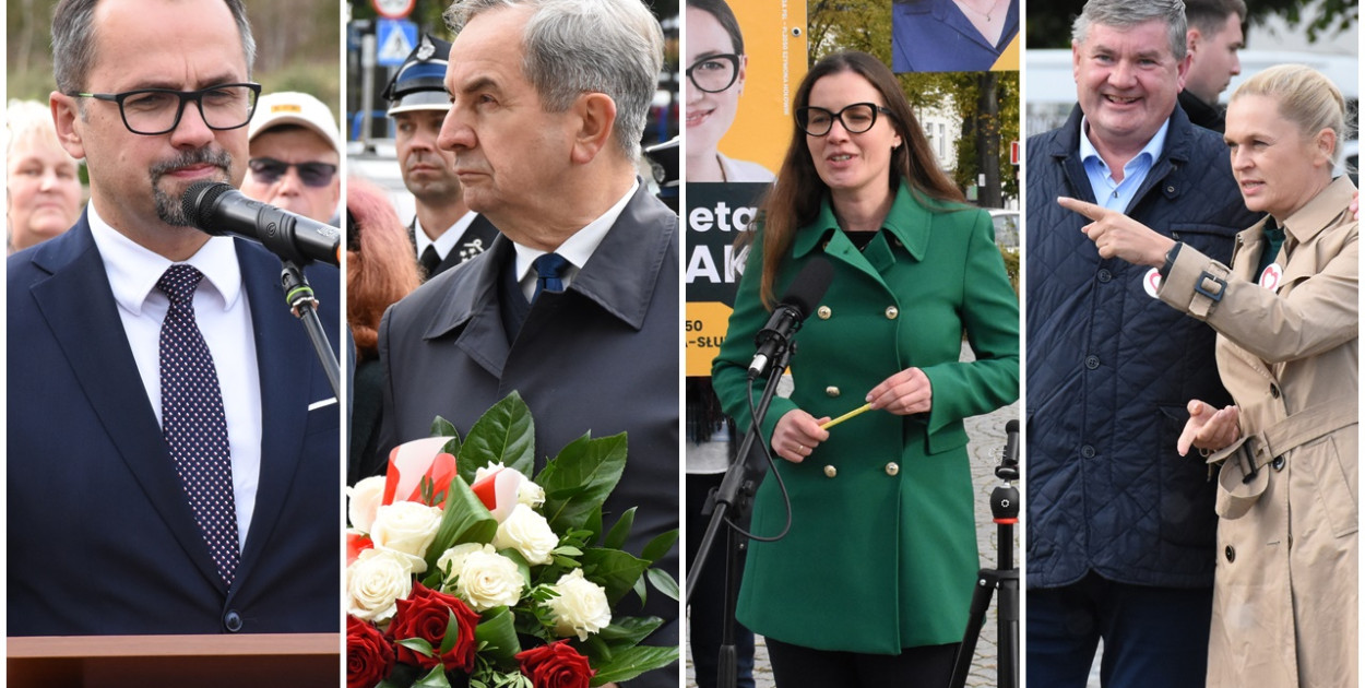 Od lewej: Marcin Horała, Stanisław Lamczyk, Wioleta Tomczak, Kazimierz Plocke i Barbara Nowacka. fot.W.D.
