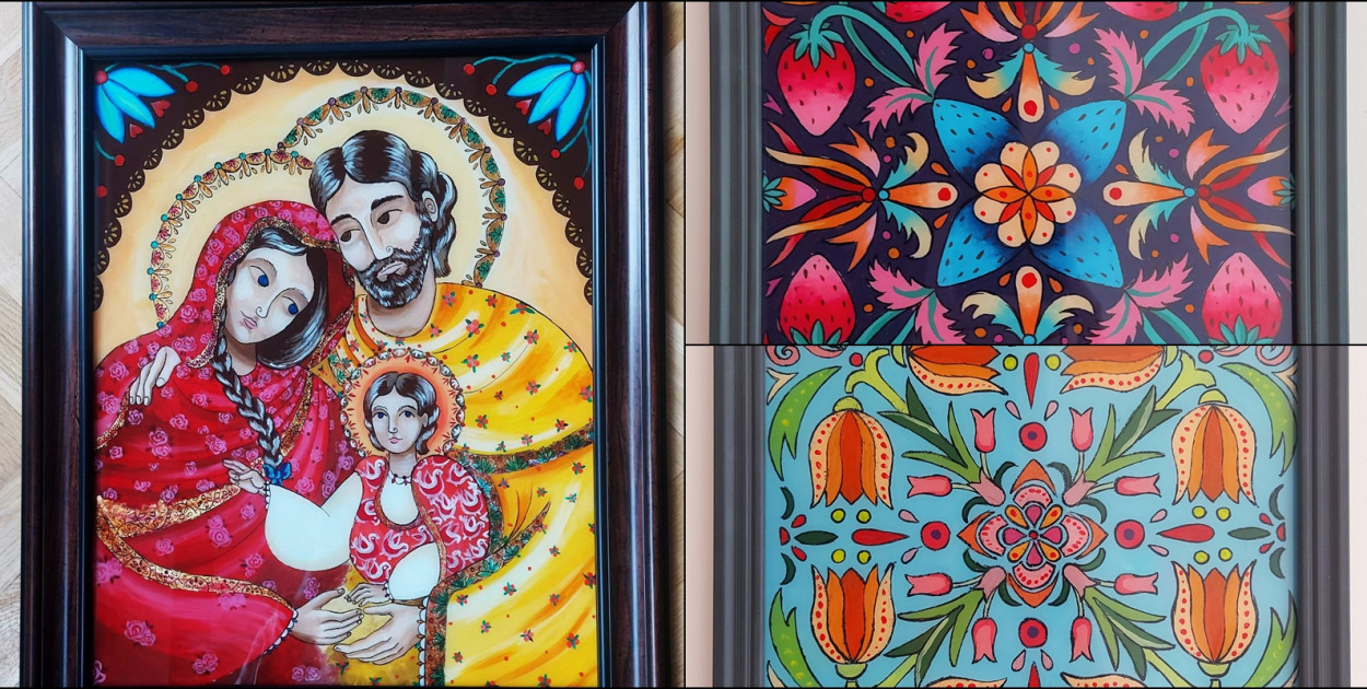 Młoda malarka z Kartuz zaprezentuje swoje wyjątkowe obrazy na szkle