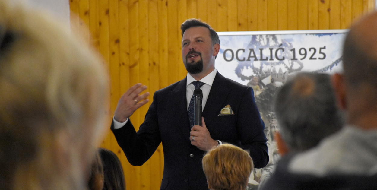 Lider PJJ podczas spotkania w Sierakowicach. fot.W.D.