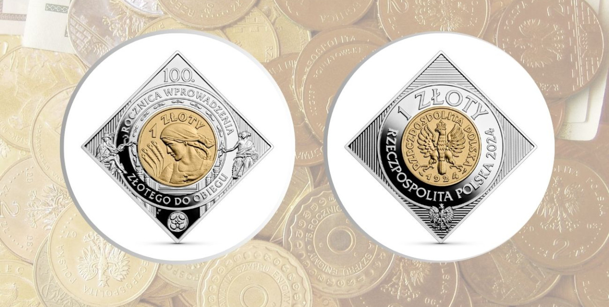 Nowa moneta na 100. rocznicę wprowadzenia złotego do obiegu